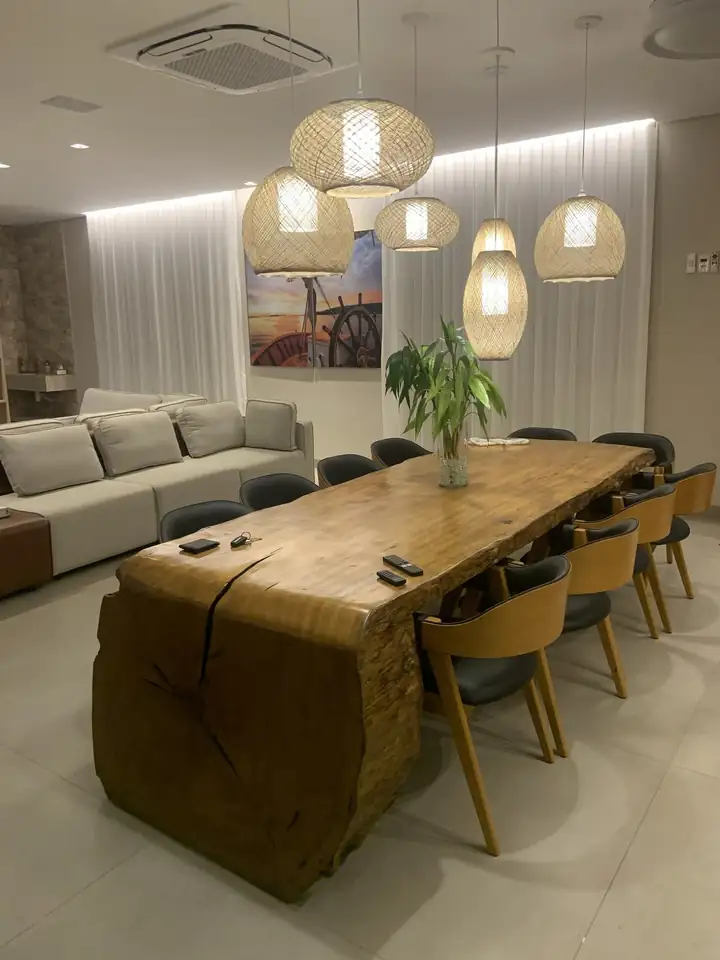 Cortina de tecido sob medida, modelo wave em linho - Teófilo Decor Joinville
